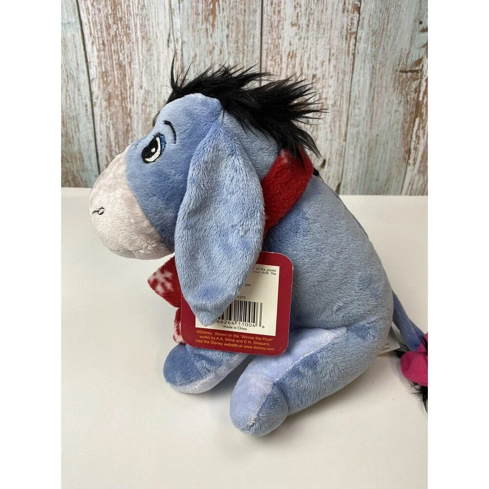Disney Eeyore Plush w/ Scarf - Winnie the Pooh Super Cute - NWT